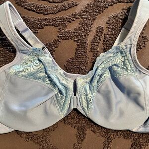 Glamorise Light Blue Lace Bra